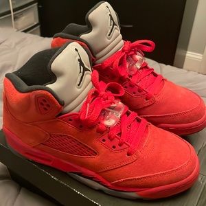 Jordan 5 Red Suede